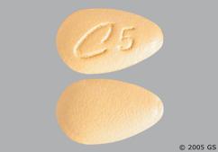 Yellow Oval C 5 - Tadalafil 5mg Tablet