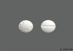 White Round Provera 10 - Medroxyprogesterone Acetate 10mg Tablet