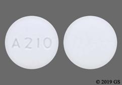 White Round A210 - Albendazole 200mg Tablet