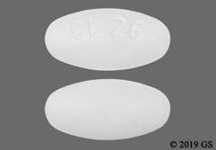 White Oval Cl 26 - Fenofibrate 160mg Tablet