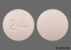 Pink Round 24 - Solifenacin Succinate 10mg Tablet