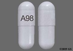 White A98 - Penicillamine 250mg Capsule