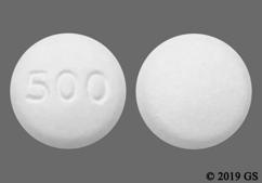 White Round 500 - Metformin Hydrochloride 500mg Tablet