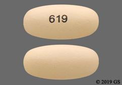Yellow Oblong 619 - Colesevelam Hydrochloride 625mg Tablet