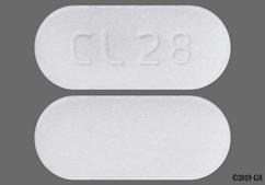 Gray Oblong Cl 28 - Memantine Hydrochloride 10mg Tablet