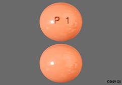 Peach Round P1 - Progesterone 100mg Capsule