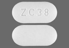 White Oblong Zc38 - Hydroxychloroquine Sulfate 200mg Tablet