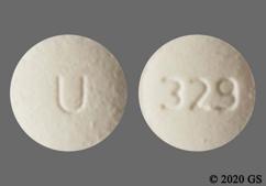 Pink Round 329 And U - Solifenacin Succinate 10mg Tablet