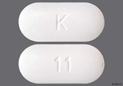 White Oblong K And 11 - Metronidazole 500mg Tablet