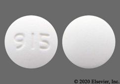 White Round 915 - Erlotinib 150mg Tablet