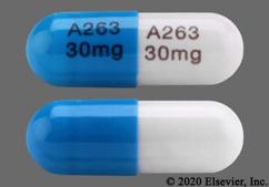 Blue And White A263 30 Mg A263 30 Mg - Lansoprazole 30mg Delayed-Release Capsule