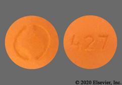 Orange Round 427 And O - Imipramine Hydrochloride 50mg Tablet