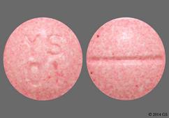Pink Round Ys 01 - Clonidine Hydrochloride 0.1mg Tablet