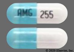 Blue And White Amg 255 - Temozolomide 140mg Capsule