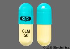 White And Blue Ap Clm 50 - Clomipramine Hydrochloride 50mg Capsule
