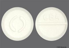 White Round 684 And O - Primidone 50mg Tablet