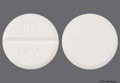 White Round M 155 - Amiodarone Hydrochloride 200mg Tablet