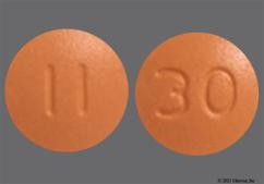 Brown Round 11 And 30 - Chlorpromazine Hydrochloride 25mg Tablet