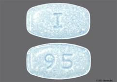 Blue Modified Rectangle 95 And I - Aripiprazole 5mg Tablet