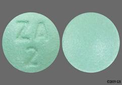 Green Round Za 2 - Amitriptyline Hydrochloride 25mg Tablet