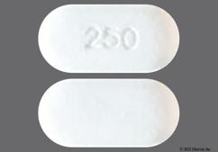 White Oblong 250 - Azithromycin 250mg Tablet