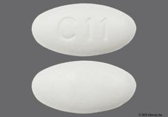 White Oval C11 - Ibuprofen 800mg Tablet