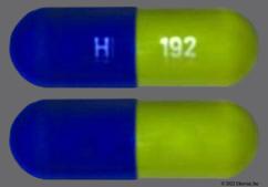 Blue And Green H 192 - Duloxetine 60mg Delayed-Release Capsule