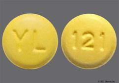Yellow Round 121 And Yl - Letrozole 2.5mg Tablet