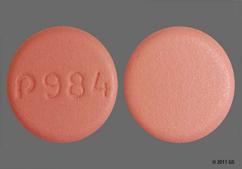 Pink Round P 984 - Nateglinide 60mg Tablet