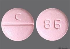 Pink Round C And 86 - Bisoprolol Fumarate 5mg Tablet