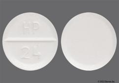 White Round Hp 24 - Buspirone Hydrochloride 10mg Tablet