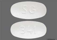 White Oval Sg And 341 - Olmesartan Medoxomil 40mg Tablet