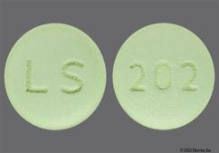 Green Round 202 And Ls - Amitriptyline Hydrochloride 25mg Tablet