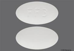 White Oval Ff3 - Atorvastatin Calcium 40mg Tablet