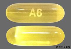 Yellow A6 - Benzonatate 200mg Liquid Filled Capsule