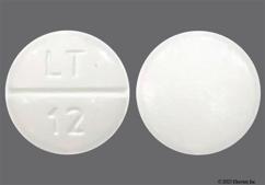 White Round Lt 12 - Guaifenesin 400mg Tablet