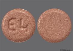 Red Round E 4 - Lisinopril 20mg Tablet