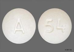 White Round 54 And A - Benazepril Hydrochloride 40mg Tablet