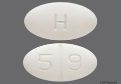 White Oval H And 5 9 - Torsemide 20mg Tablet