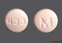Peach Round M And 433 - Bupropion Hydrochloride 75mg Tablet