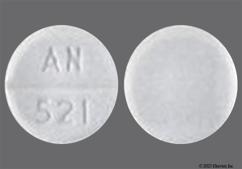 White Round An 521 - Promethazine Hydrochloride 25mg Tablet