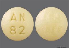 Beige Round An 82 - Paliperidone 6mg Extended-Release Tablet