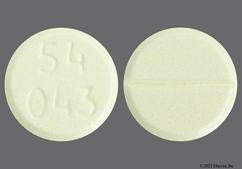 Yellow Round 54 043 - Azathioprine 50mg Tablet