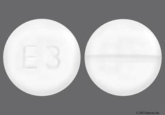 White Round E3 - Dexamethasone 4mg Tablet