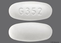 White Oblong G352 - Fenofibrate 160mg Tablet