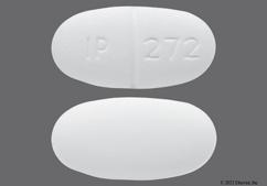 White Oval Ip 272 - Sulfamethoxazole / Trimethoprim 800mg-160mg Tablet