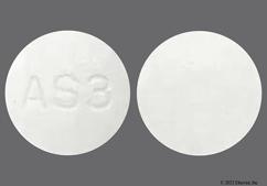 White Round As3 - Sodium Bicarbonate 650mg Tablet