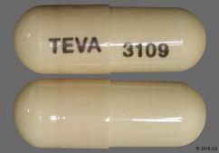 Beige Teva 3109 - Amoxicillin 500mg Capsule