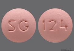 Pink Round Sg 124 - Clopidogrel 75mg Tablet