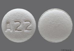 White Round A22 - Amlodipine / Olmesartan Medoxomil 5mg-20mg Tablet